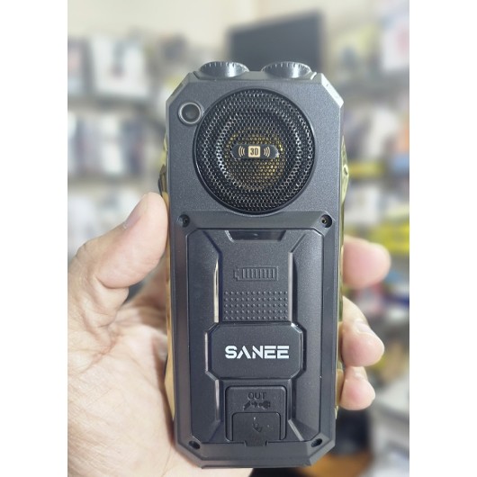 Sanee S8 Army Button Phone 6000mAh Dual Sim