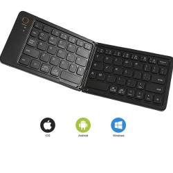 189i Foldable Bluetooth Keyboard With Stand Rechargeable