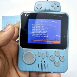 G7 HandHeld Game Consoles Kids Game Player With Extra Controller Blue