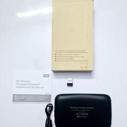 H18 Plus Mini Wireless Keyboard Touchpad Backlit Rechargeable