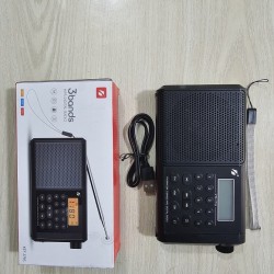 KTF-1715 FM Radio Player BT Speaker MP3 Player TF USB Flashlight