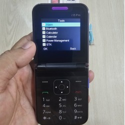 i15 Pro Foldable Phone Dual Sim With Cover Purpel