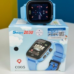Smart2023 C005 GPS Calling Kids Smartwatch Camera Blue
