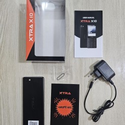 XTRA X10 Super Slim Button Phone Metal Body Warrnaty