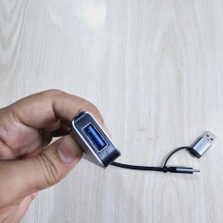 8-IN-2 USB HUB 3.0 USB Type-C Dock Station USB Splitter Type C to USB OTG Adapter