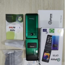 Gphone GP36 Folding Mobile Phone FM Radio Green