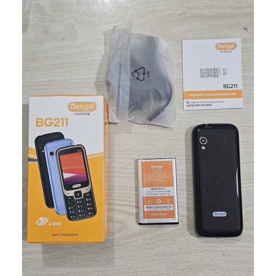 Bengal BG211 Phone Four Sim With Warranty