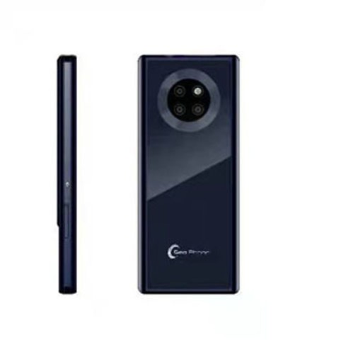 Geo R22 Super Slim Phone Metal Body Dual Sim Blue