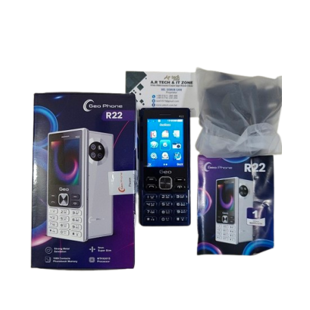 Geo R22 Super Slim Phone Metal Body Dual Sim Blue Geo R22 Super Slim Phone Metal Body Dual Sim Blue