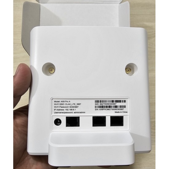 OLAX AX9 Pro 4G Sim Wifi Router 4000mAh Battery