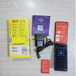 Micronex MX55 Folding Phone Dual Sim Blue
