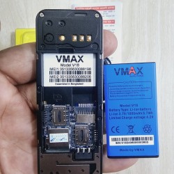 Vmax V18 Super Mini Card Phone Dual Sim Gold