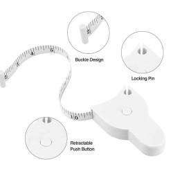 Automatic Telescopic Tape Measure Body Measuring Tape