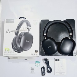 Hoco W35 Max Wireless Bluetooth Headphone 90 Hour Battery Black