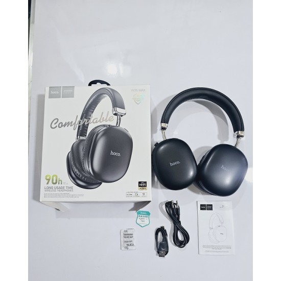 Hoco W35 Max Wireless Bluetooth Headphone 90 Hour Battery Black