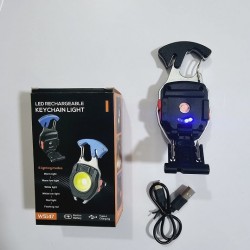 W5147 LED Rechargeable Keychain Light With Lighter