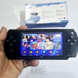X6 Game Player Kids Game Console 10000 Games TV Output Black