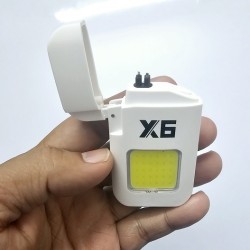 Dual ARC Electric Lighter Windproof Rechargeable COB LED