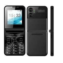 Hallo Style Folding Phone Four Sim Black