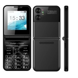 Hallo Style Folding Phone Four Sim Black