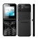 Hallo Style Folding Phone Four Sim Black