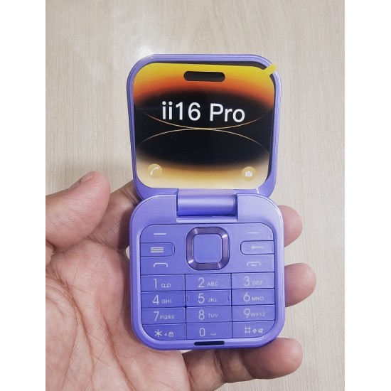 i16 Pro Folding Phone Magic Voice Purpel