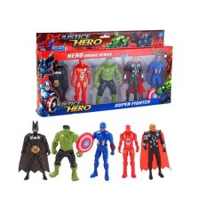 Justice Hero Toys 5pc Set