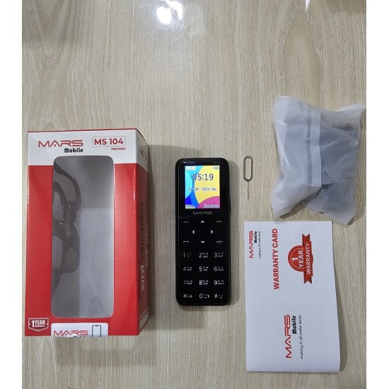 MARS MS104 Feature Phone Touch Display Blue