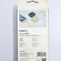 ROCK Retractable Sync Cable for iPhone Fast Charging 
