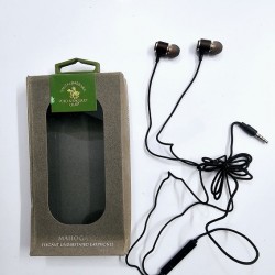 Santa Barbara Mahogany Wired Headphone