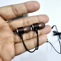 Santa Barbara Mahogany Wired Headphone