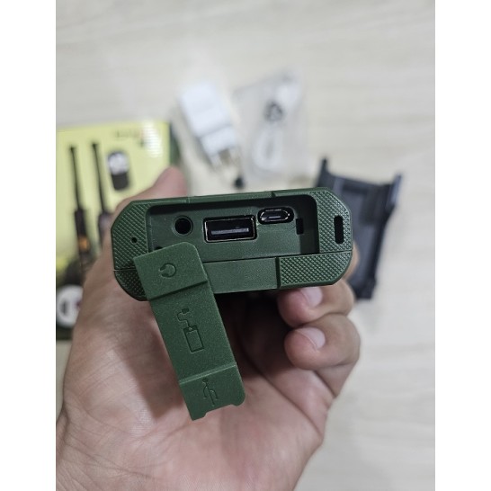 Bytwo M25 Antina Power Bank Phone Four Sim Slot 5000mAh Magic Voice Green