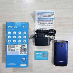 Kgtel K1 Slim Folding Mobile Phone Blue