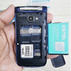 Kgtel K1 Slim Folding Mobile Phone Blue