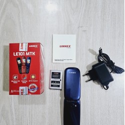 Linnex Le101 Mini Folding Phone Dual Sim Blue