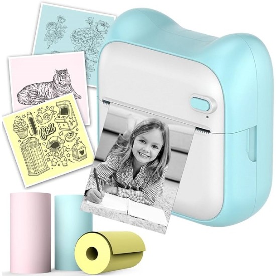 A31 Mini Bluetooth Photo Printer instant printing For IPhone And Android