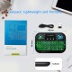 A8S Bluetooth Wireless Keyboard Rechargable Dual Mode Touchpad Backlit