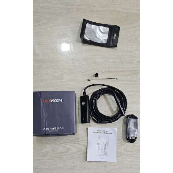 AR83 WIFI Industrial Endoscope Camera HD 8mm Dual Lens IP67 Waterproof