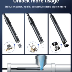 AR83 WIFI Industrial Endoscope Camera HD 8mm Dual Lens IP67 Waterproof