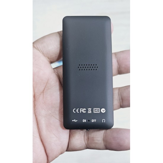 D8 MP3 MP4 Music Player FM Radio Black