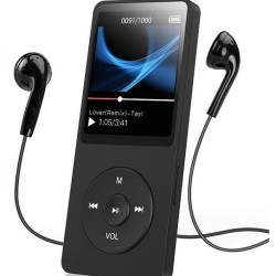 D8 Bluetooth MP3 MP4 Music Player FM Radio Black