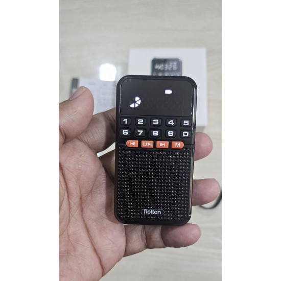 Rolton T1 Portable FM Mini Radio Bluetooth TF Card With Flashlight