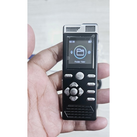 T-MARK Voice Activated Dual Microphone Recording Password Protection Voice Recorder