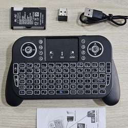 V8 Mini Wireless Keyboard Dual Mode Bluetooth And Wireless Rechargable