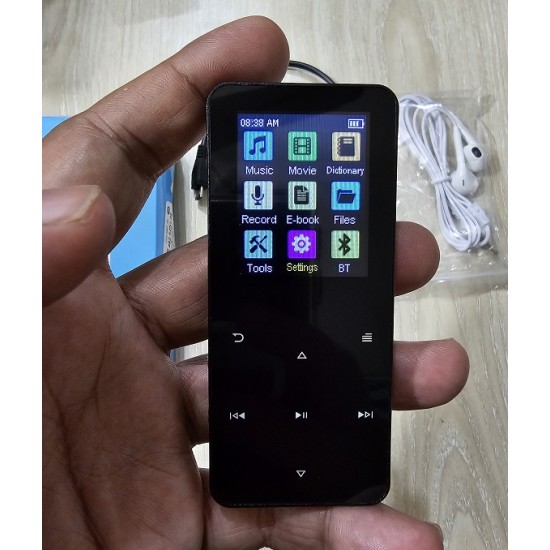 S08 MP3 MP4 Music Player 8GB Button Touch Bluetooth FM