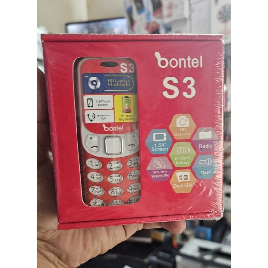 Bontel S3 Mini Phone Dual Sim Red