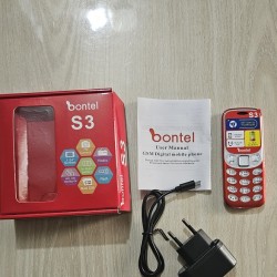Bontel S3 Mini Feature Phone 2 Sim Red