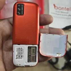 Bontel S3 Mini Feature Phone 2 Sim Red