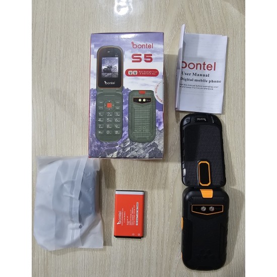 Bontel S5 Folding Phone Dual Sim Black