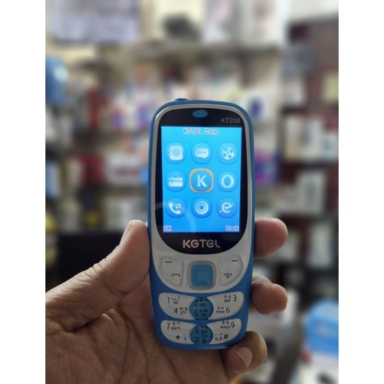 KGTEL KT200 Feature Phone Dual Sim Blue